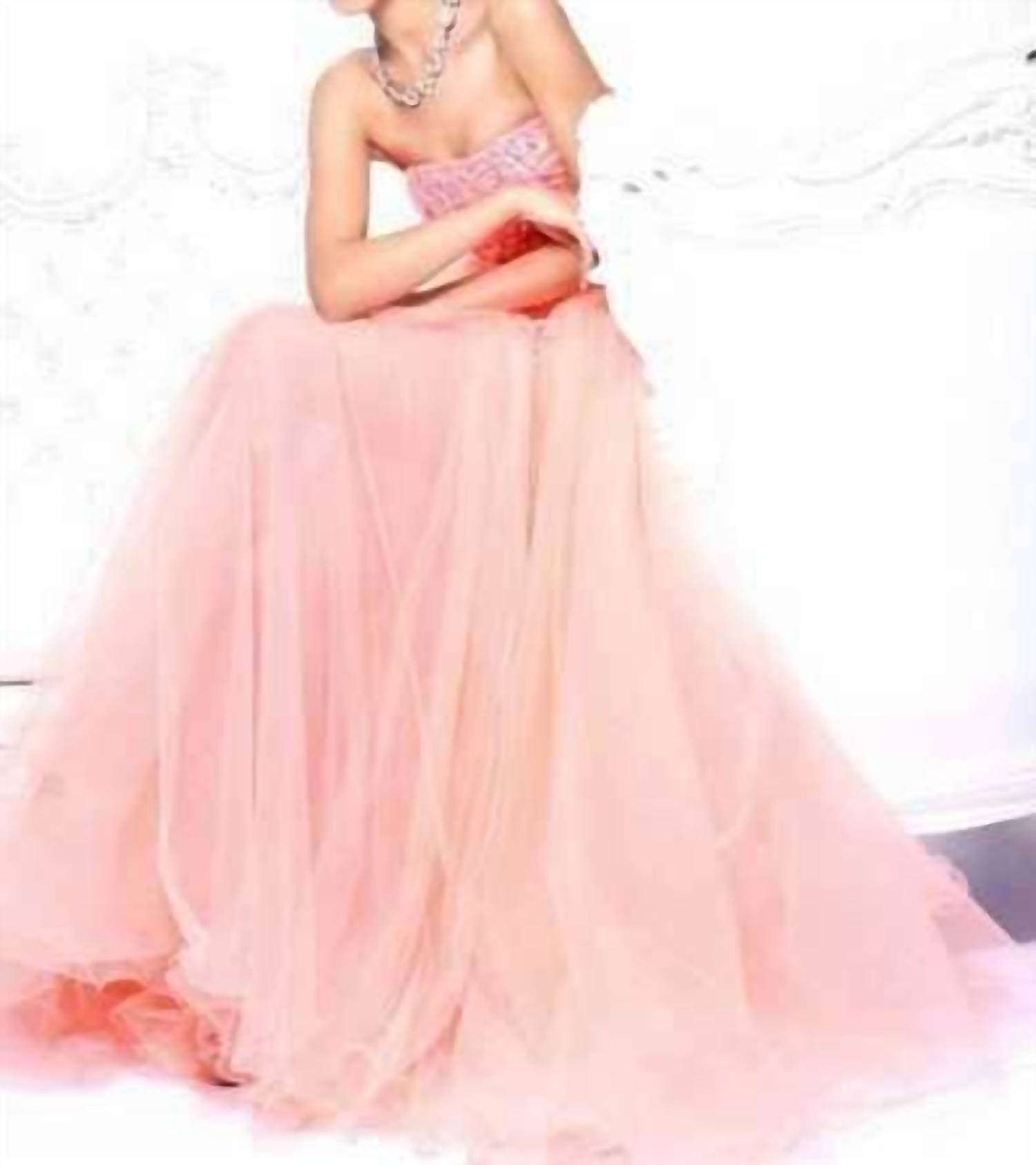 Sherri Hill - Strapless Maxi Dress