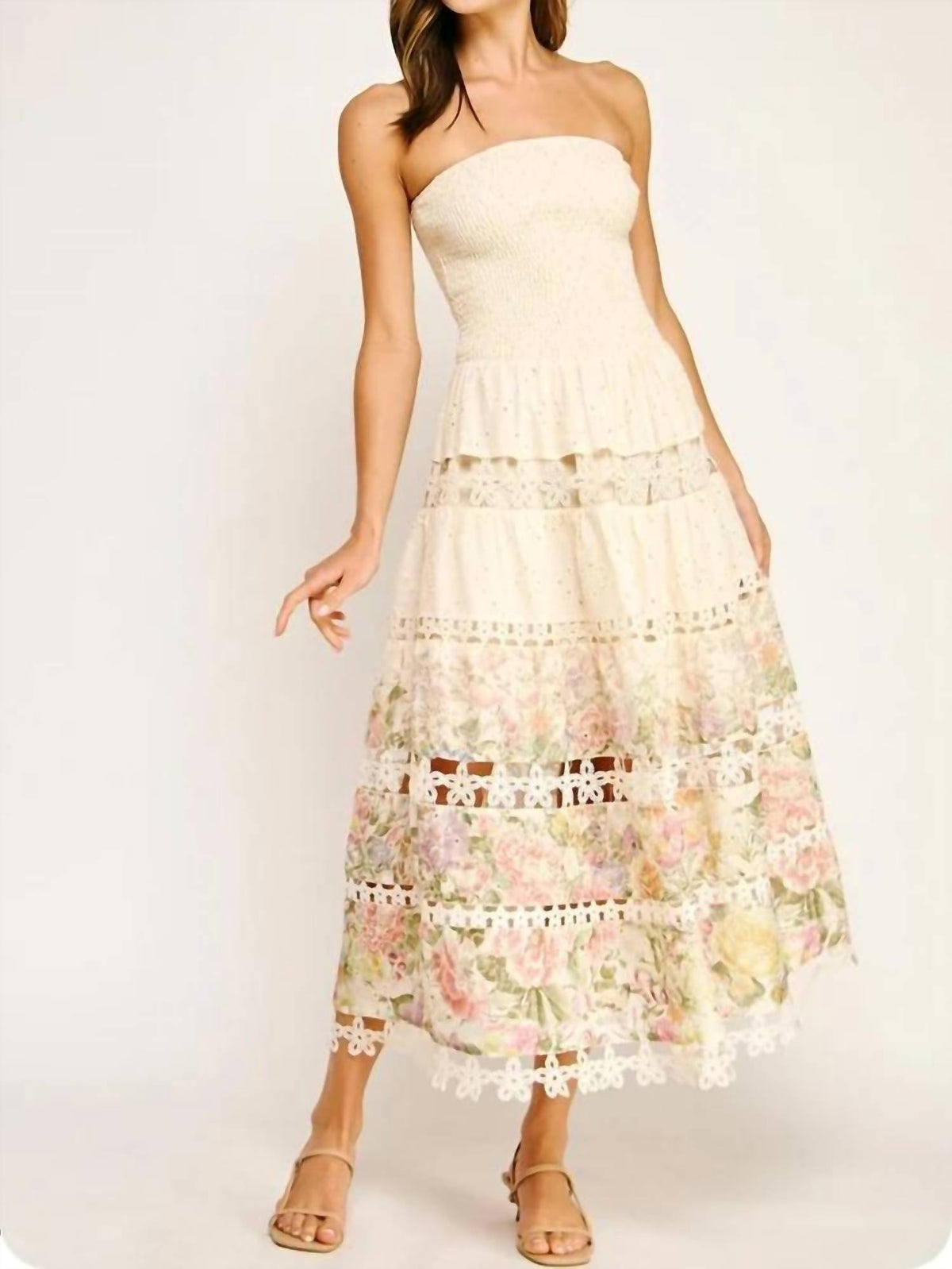 Strut & Bolt - Eyelet Lace Tube Dress