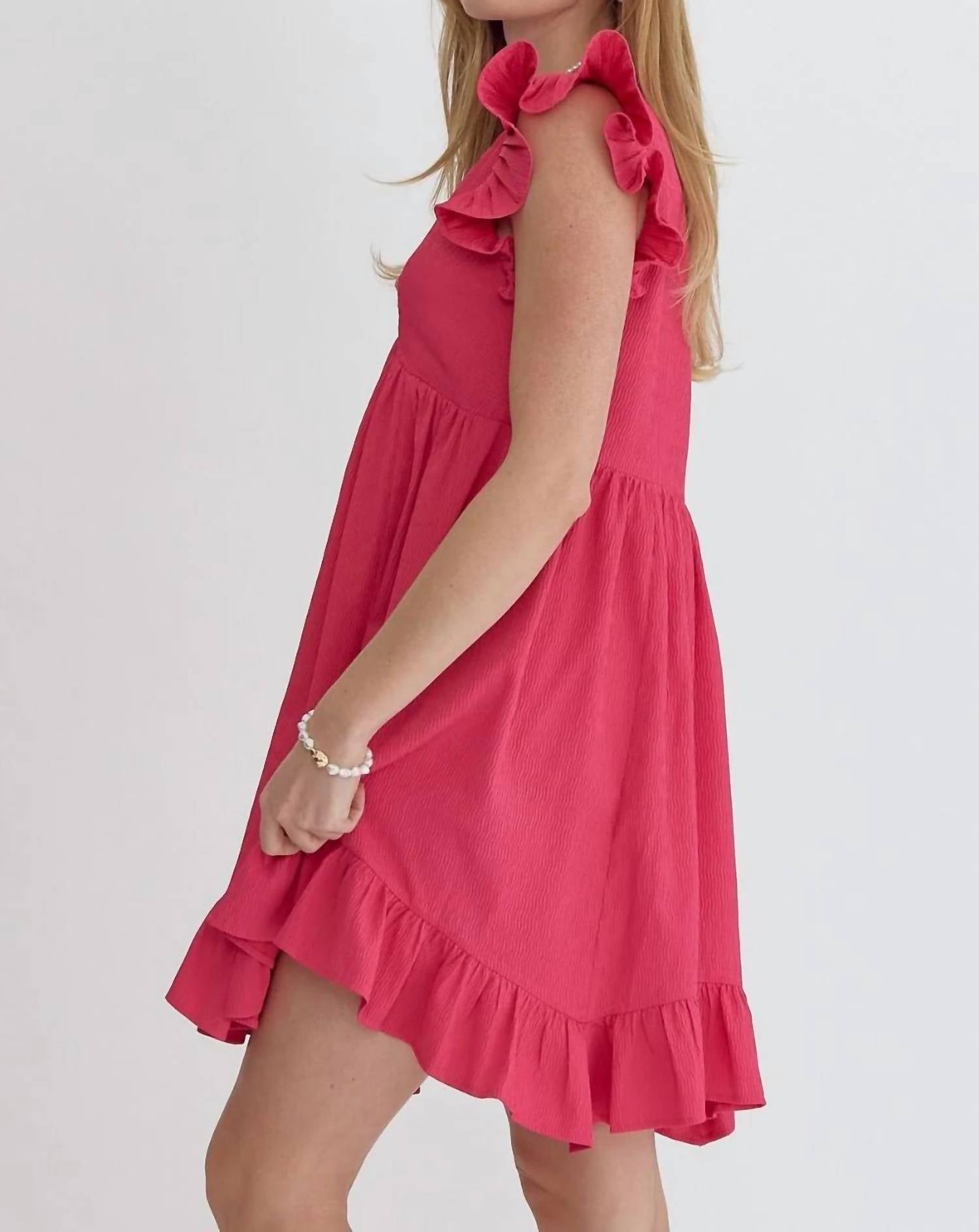 Entro - Ruffle Babydoll Dress