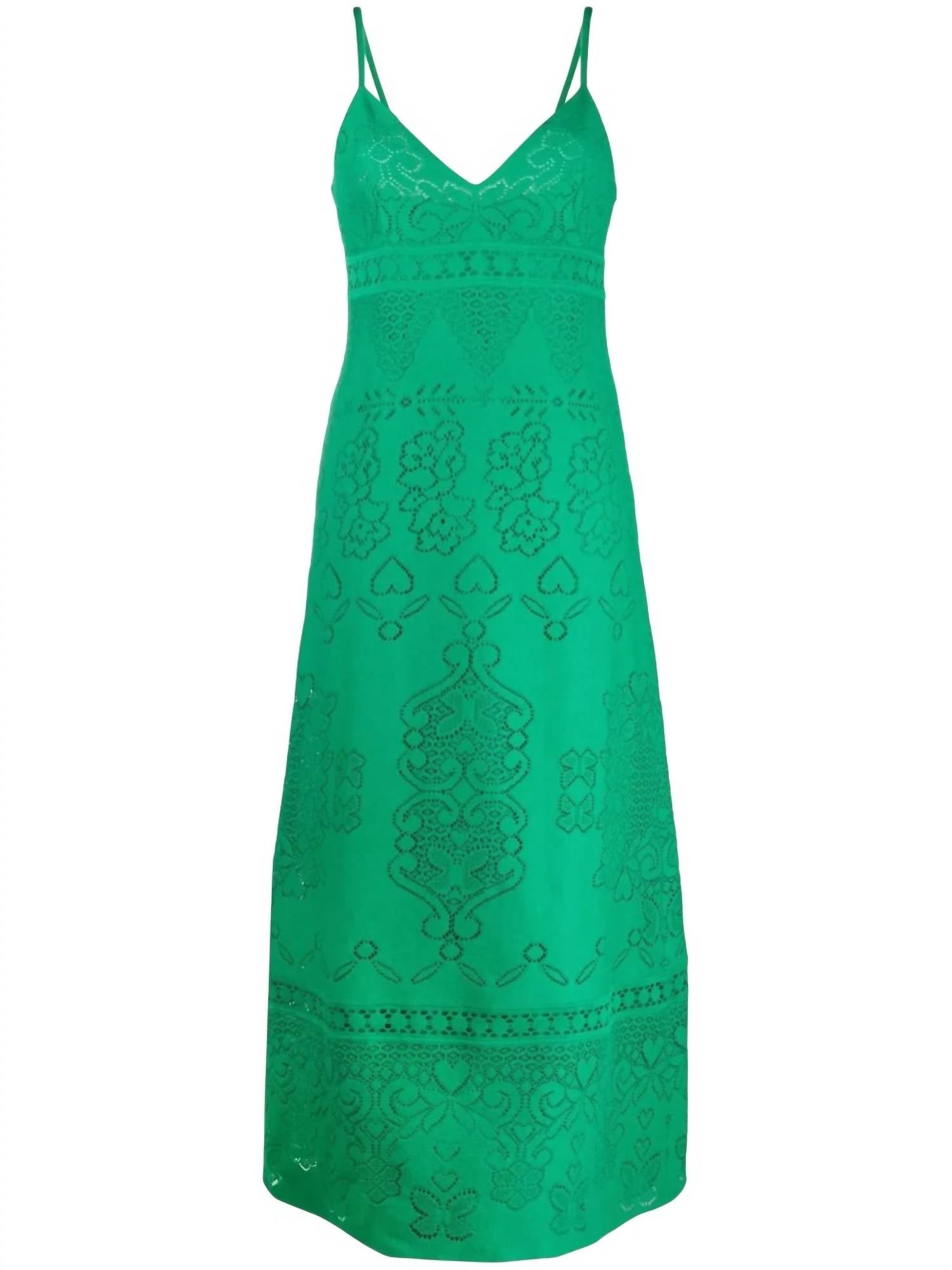 Valentino - Heavy Lace Long Dress