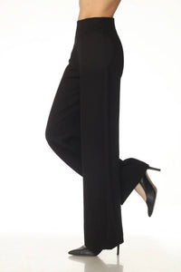 Joseph Ribkoff - Pull On Heavy Knit Wide Leg Pant
