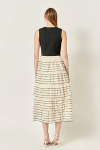 English Factory - AURELIA RUFFLE DRESS