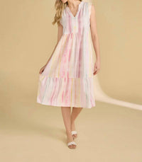 Fdj - Alana Tier Midi Dress