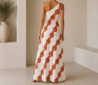 Mystery Resort - Zeus One Shoulder Maxi Dress