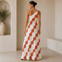 Mystery Resort - Zeus One Shoulder Maxi Dress