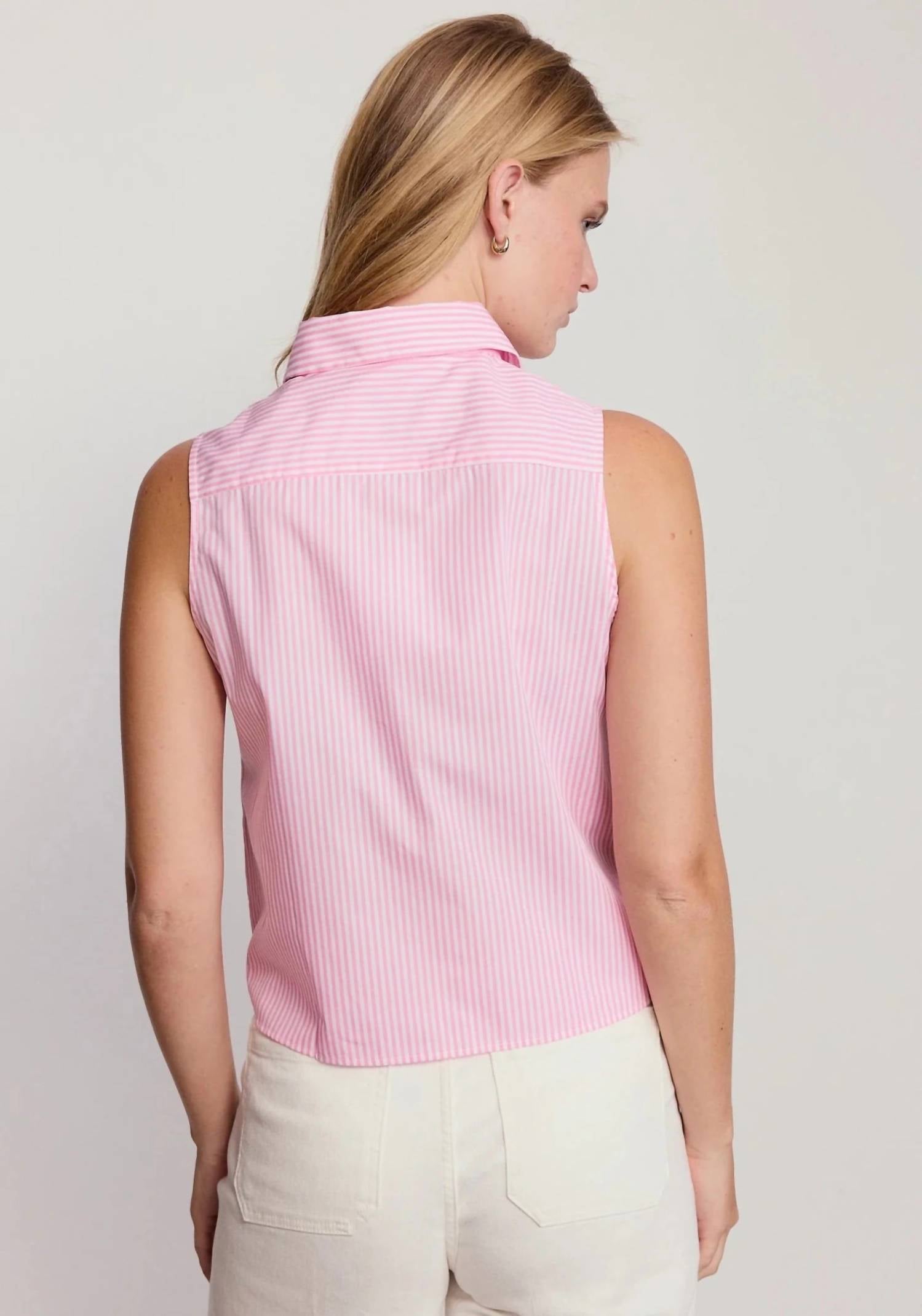 The Shirt - The Boxy Cropped Sleeveless Shirt