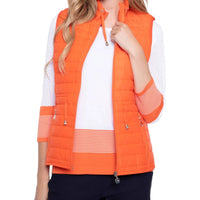 Picadilly - Three-quarter Sleeve Knitted Stripe Top