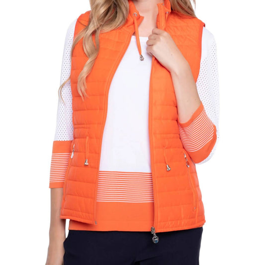 Picadilly - Three-quarter Sleeve Knitted Stripe Top