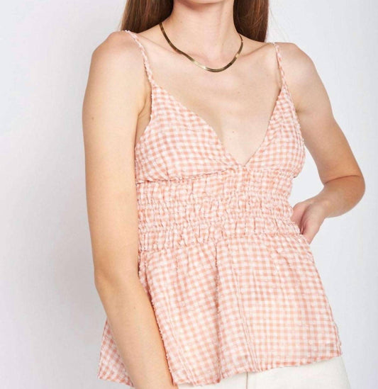 En Saison - Caldera Gingham Top