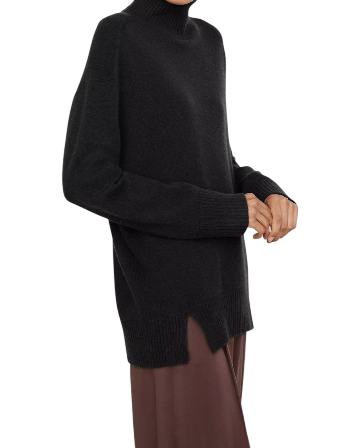 Vince - Turtleneck Side Slit Sweater