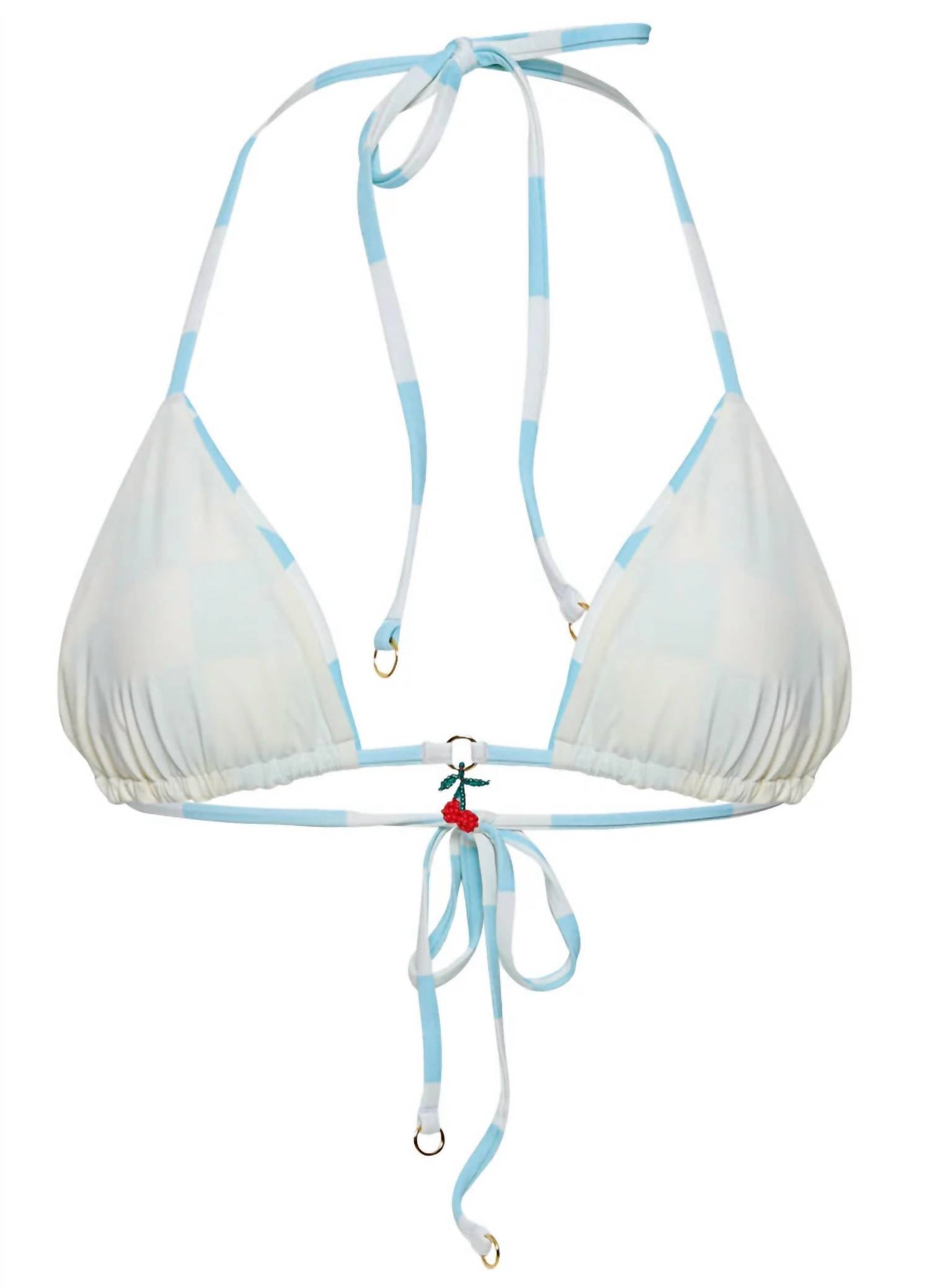 MAAJI Royal Game Balmy Sliding Triangle Bikini Top in multicolor - women's swimwear - view 7