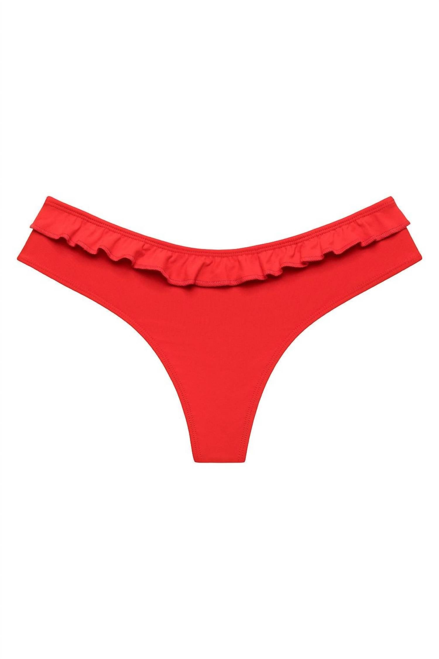 Montce - Nu-micro Ruffle Bikini Bottom