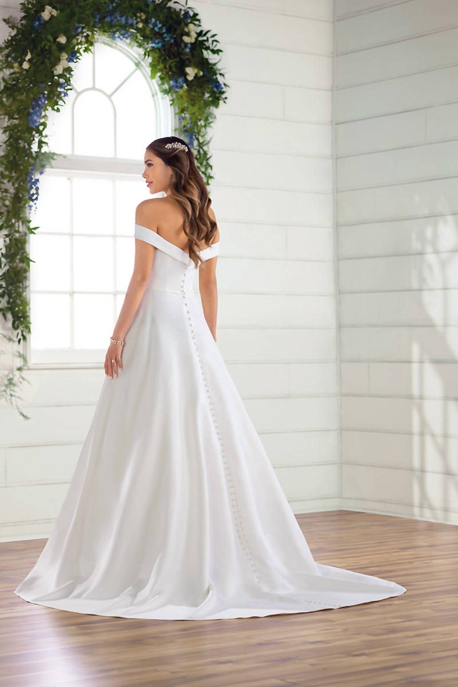 Essence Of Australia - Off The Shoulder Wedding Dress