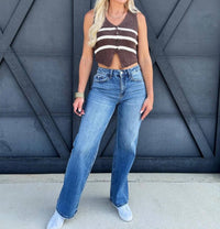Vervet By Flying Monkey - Vervet High Rise Full Length Jeans