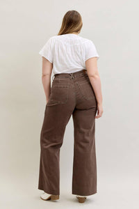 Judy Blue - Retro High Waist Wide Leg Jeans - Plus
