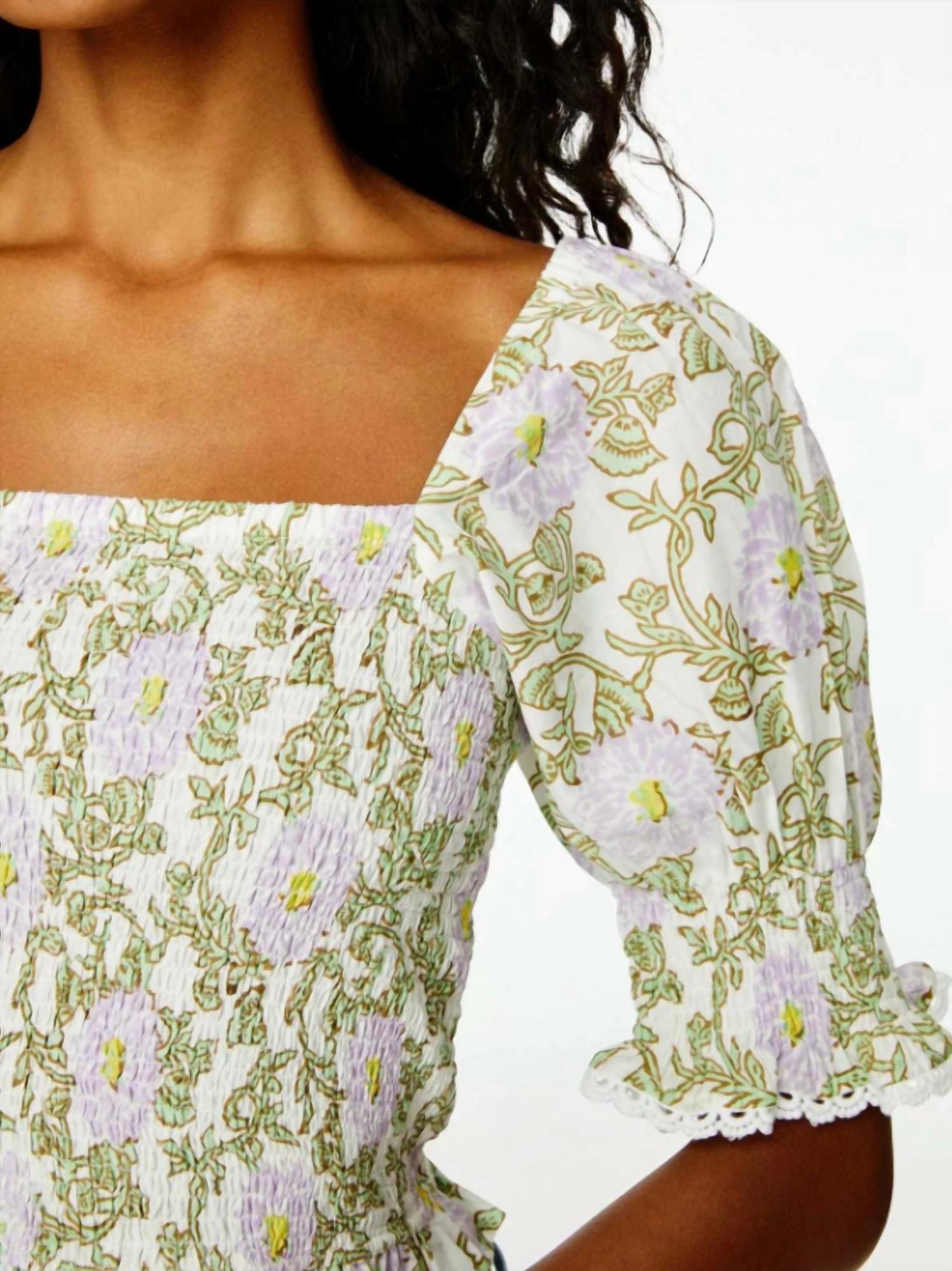 Roller Rabbit - Women's Daphne Renata Floral Print Top