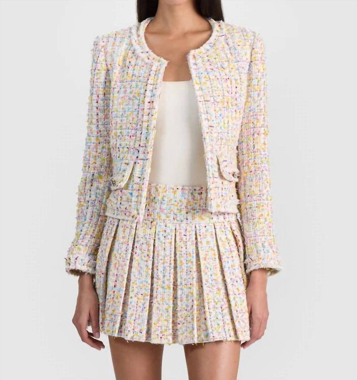Alice + Olivia - Landon Cropped Jacket