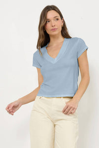 Lamade - SURI DEEP V CAP SLEEVE TEE
