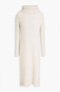 Luisa Cerano - Brushed Alpaca-blend Turtleneck Dress