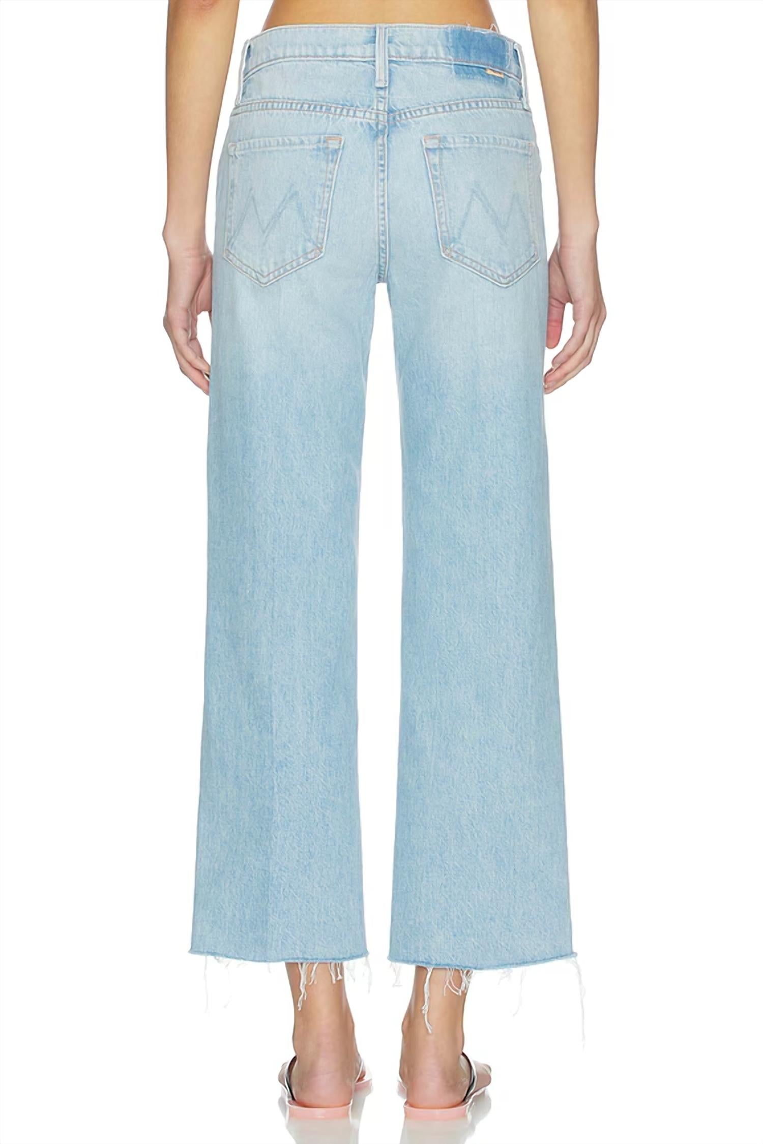 Mother - Mid Rise Rambler Zip Ankle Jean