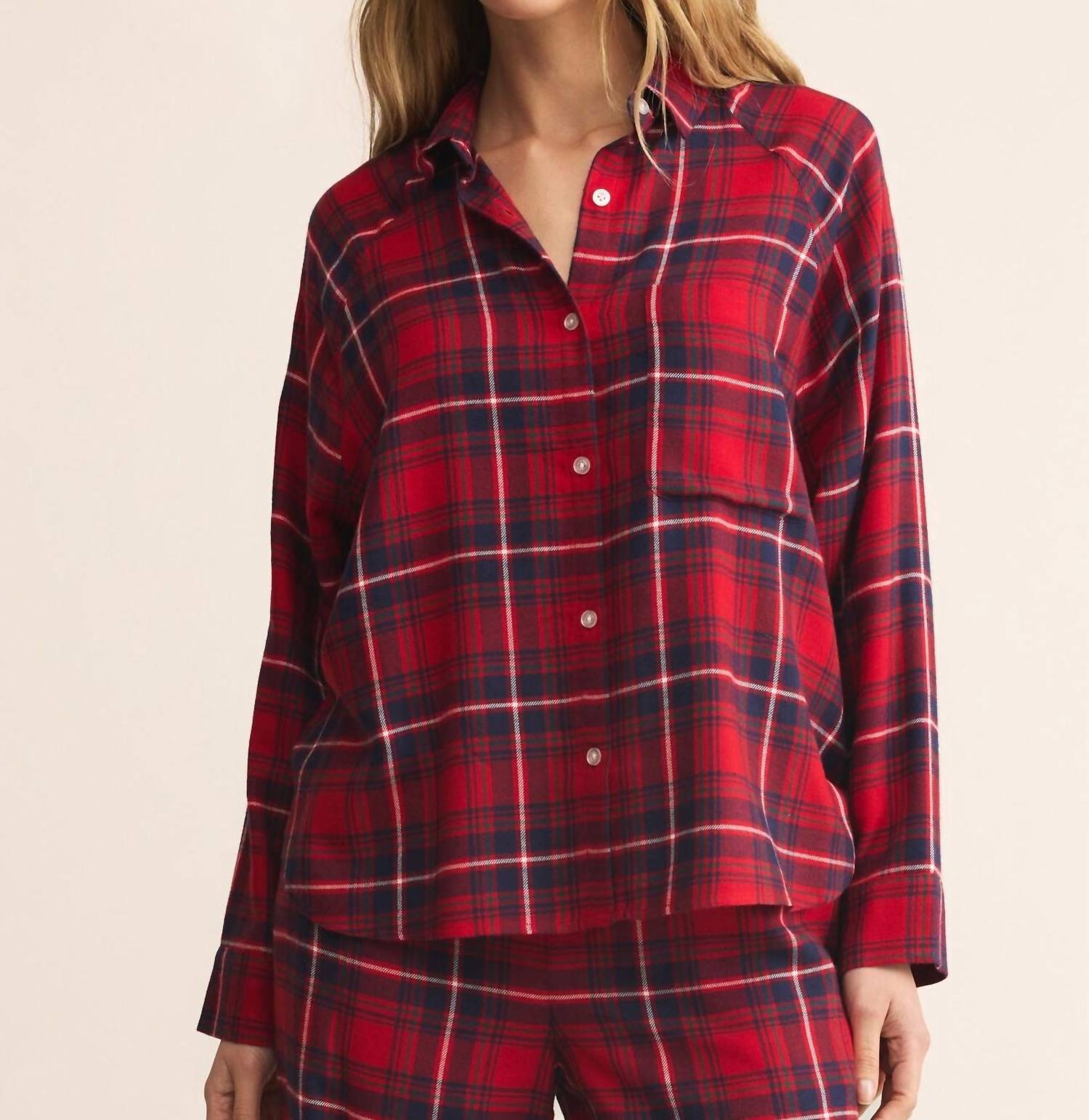 Z Supply - River Plaid Button-up Top