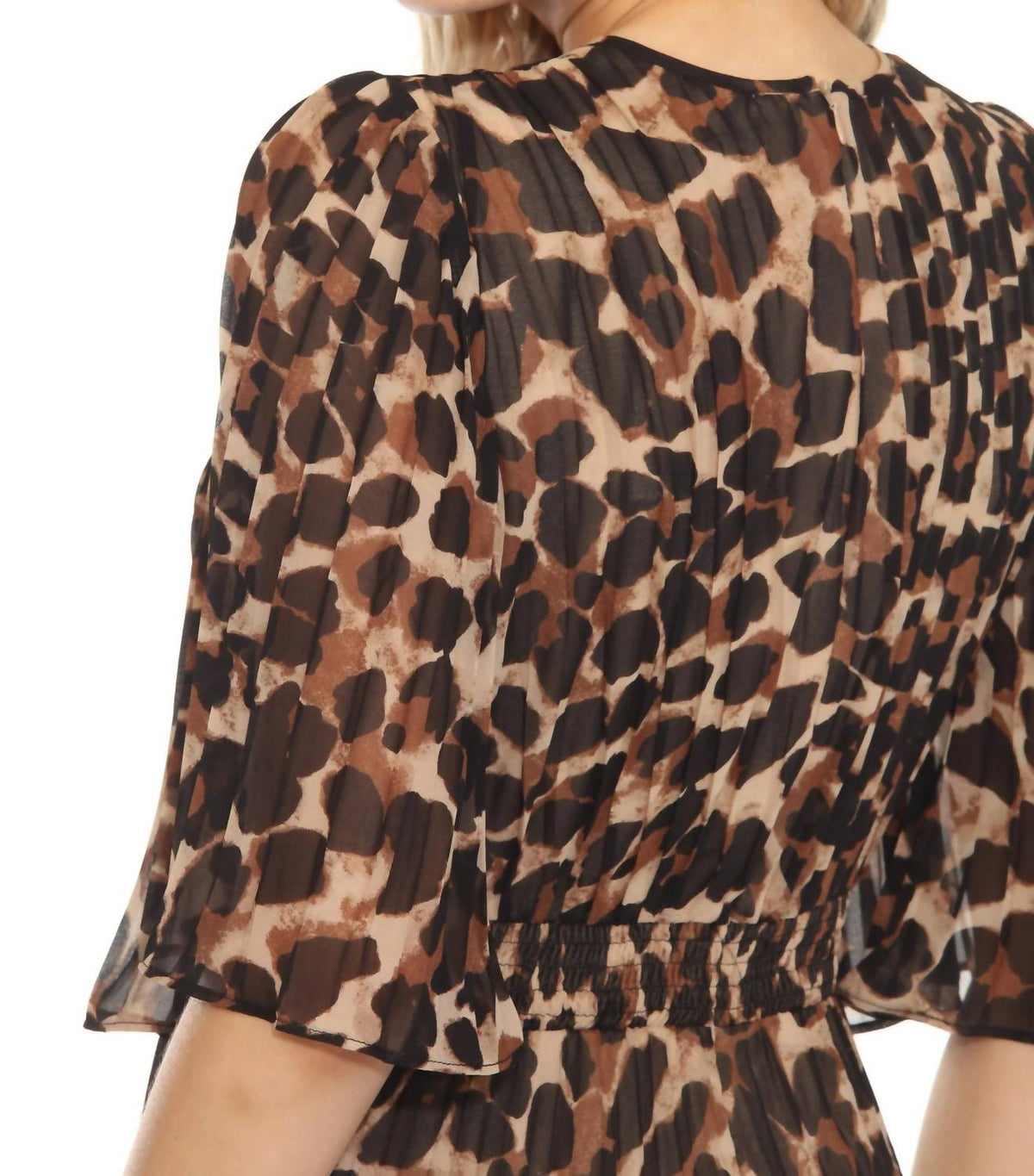 Joseph Ribkoff - Animal Print Chiffon Fit & Flare Dress