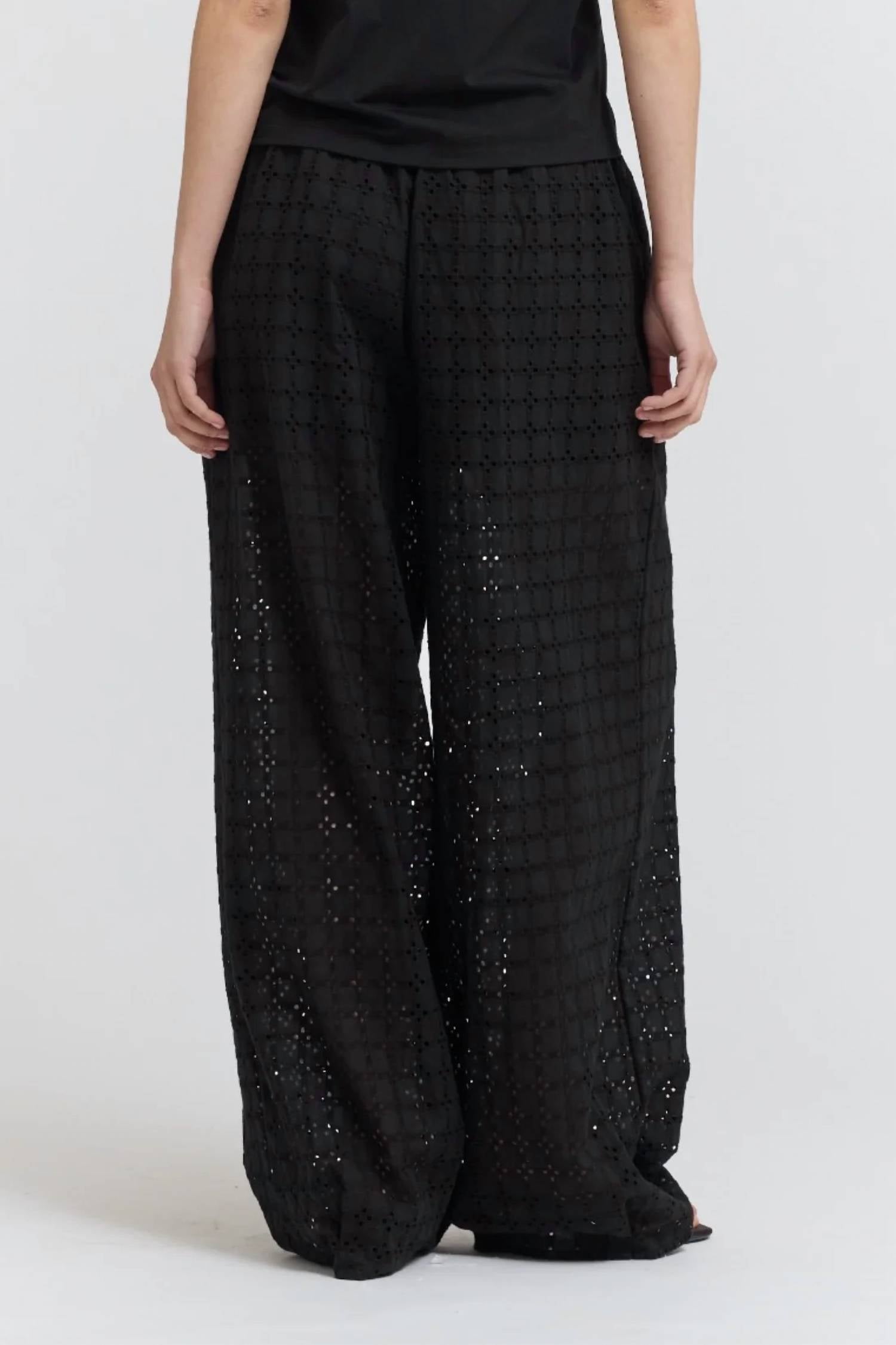 Grade & Gather - Relaxed Fit Eyelet Pants