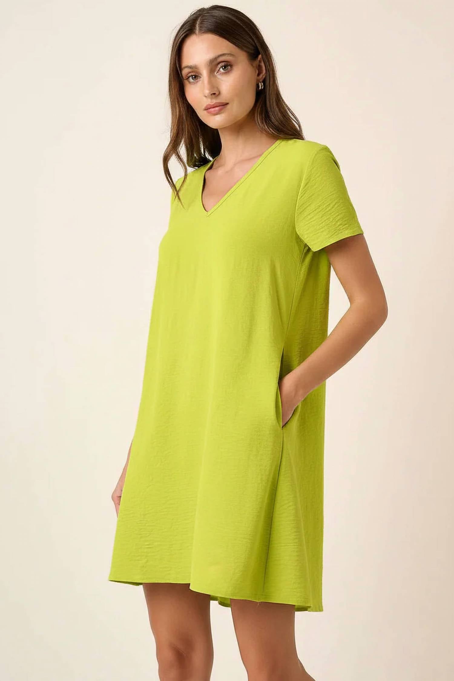Mittoshop - Dallas Short Sleeve Shift Dress