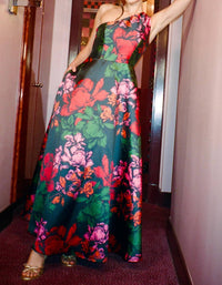 Hutch - Cassandra One Shoulder Maxi Dress