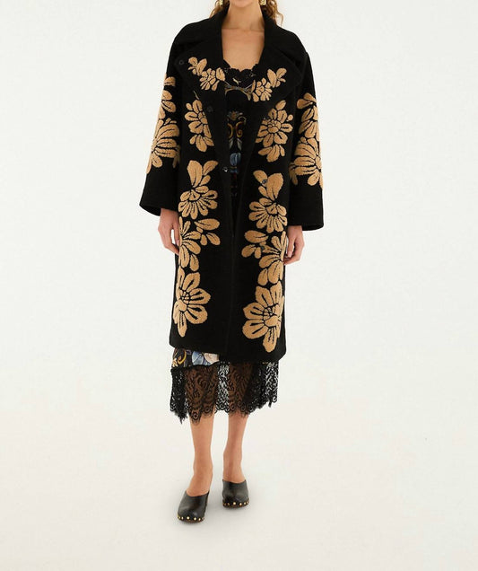 Farm Rio - Bold Flowers Fleece Jacket