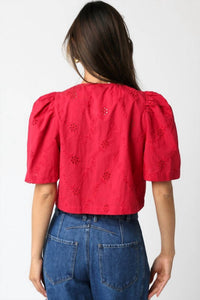 Olivaceous - Ciera Tie Front Top