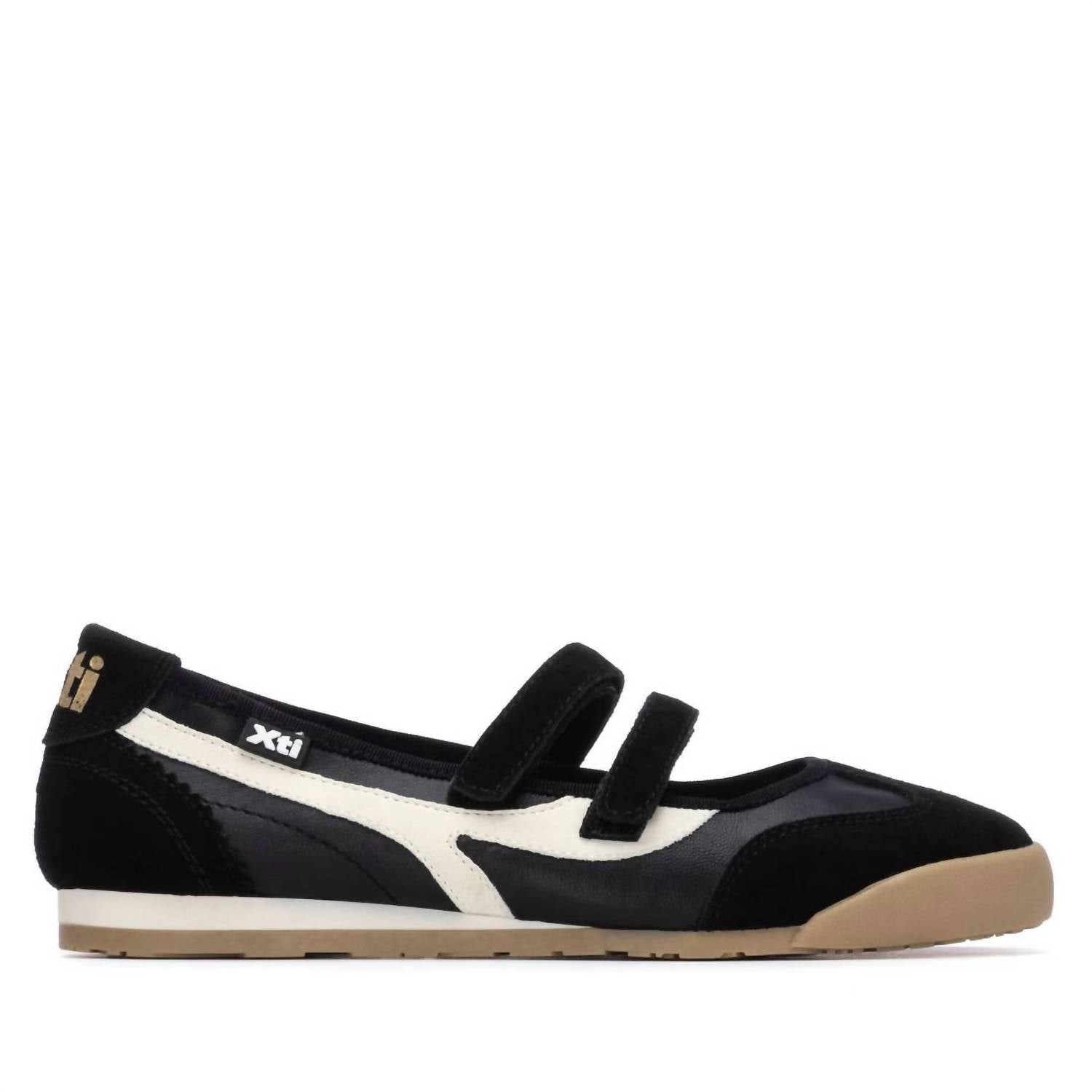 Xti Women's Flat Shoes in black - women's sandal - alternate view