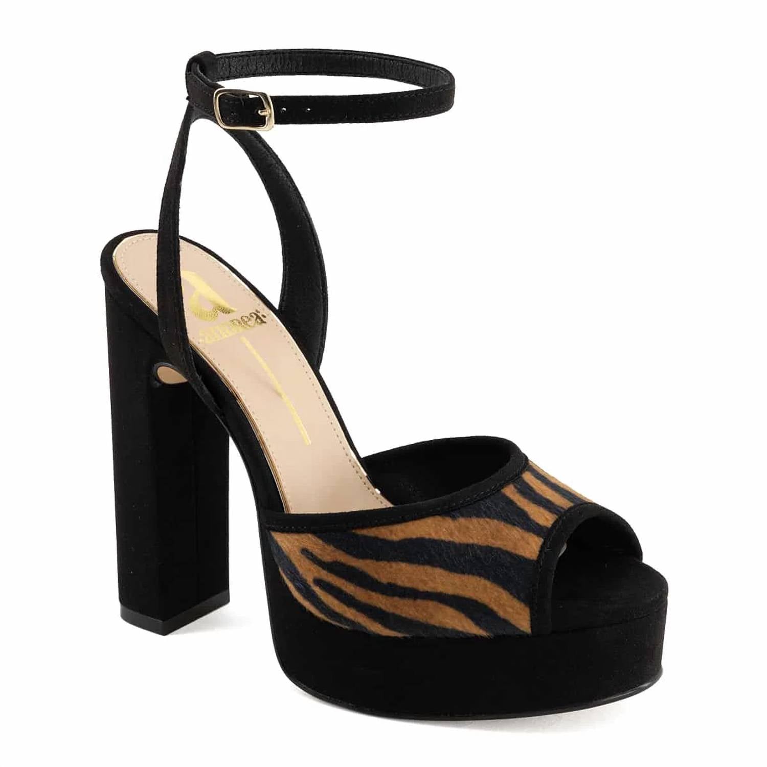 Andrea - Women's Ankle-strap Heeled Sandals