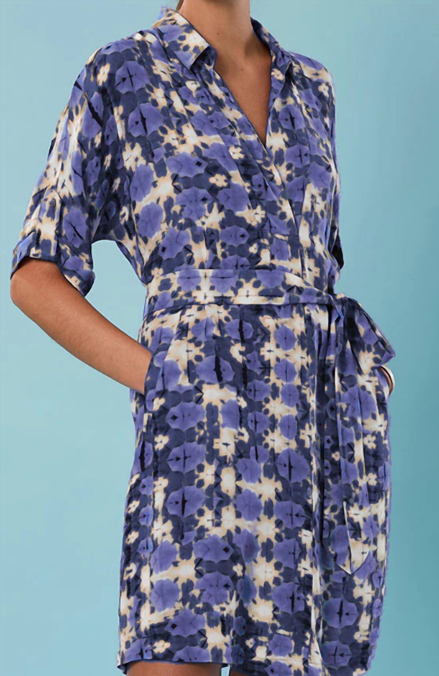 Nic + Zoe - Shibori Stone Belted Devon Dress