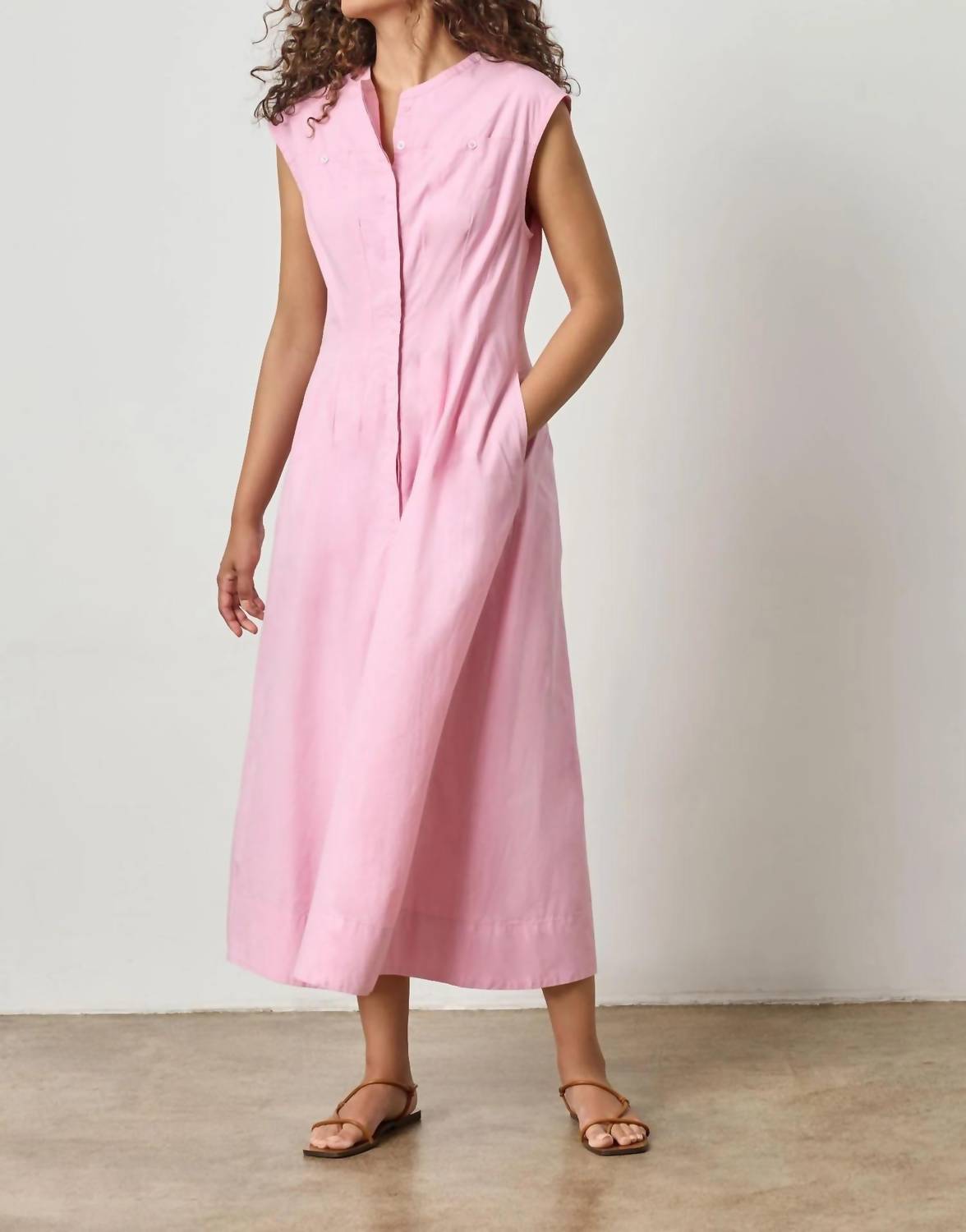 Lilla P - Sleeveless Seamed Maxi Dress