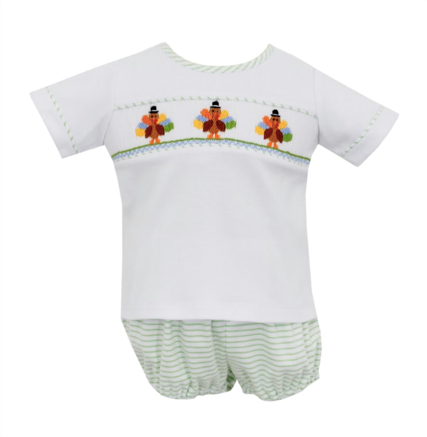 Petit Bebe - Girls Turkey Diaper Set