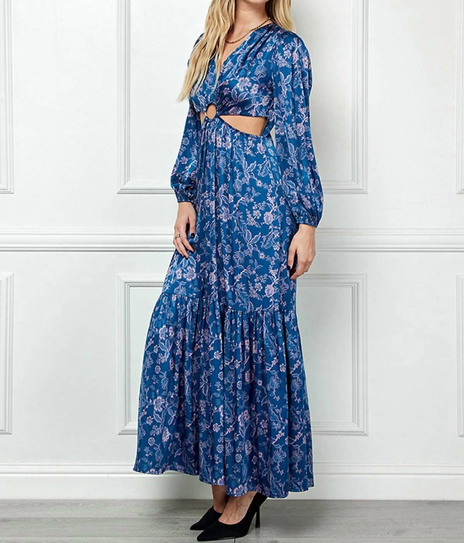 Slamia - Blossom Cutout Maxi Dress