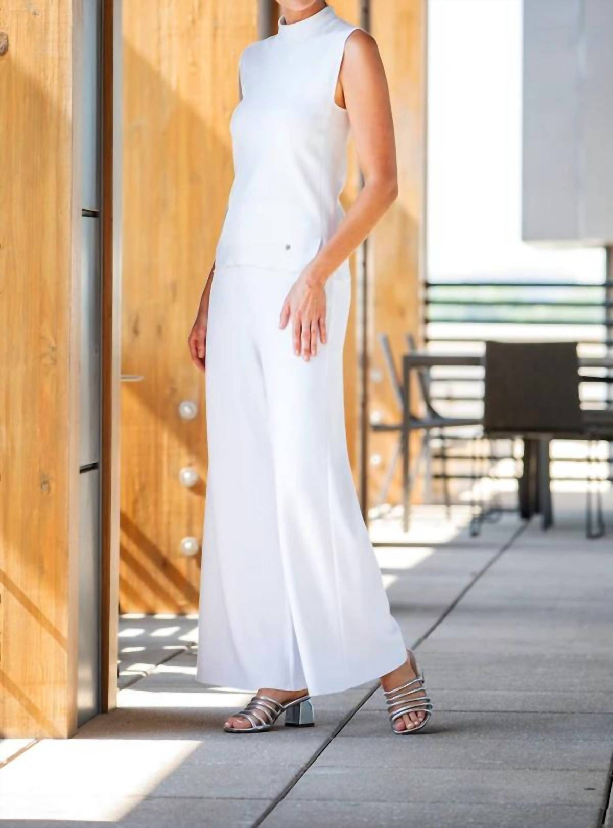 Biana - Marie Mock Neck Top
