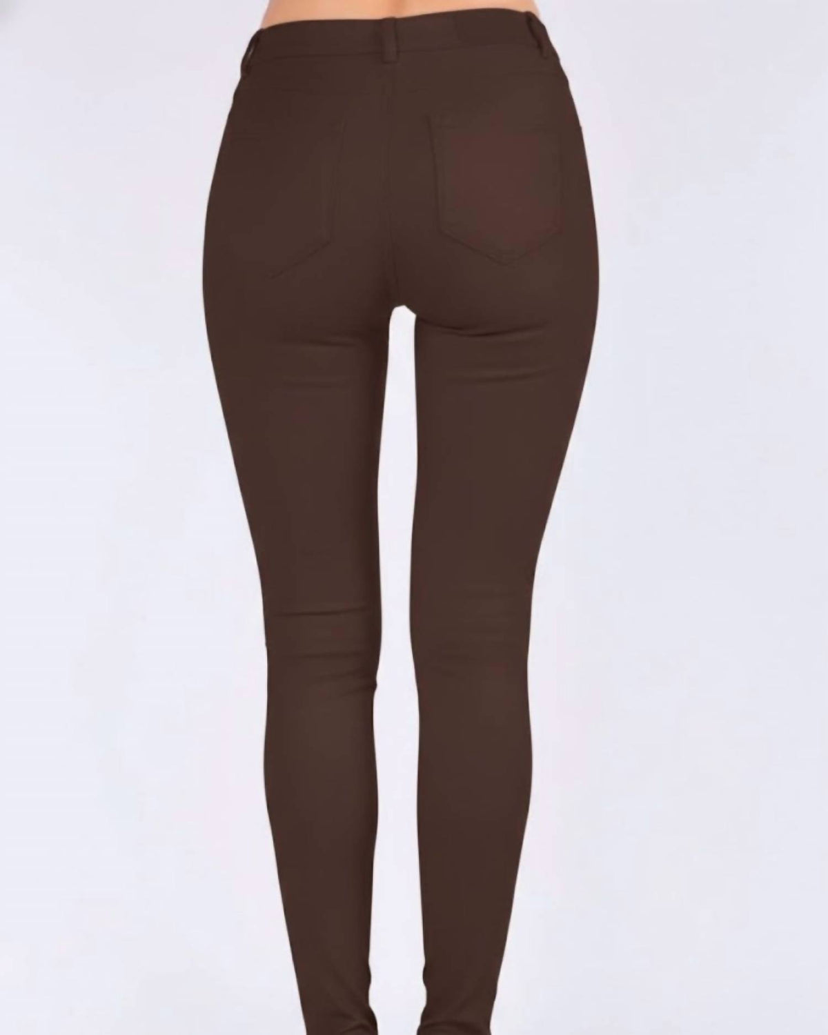 Bianco - Coated Ankle Zip Jeans