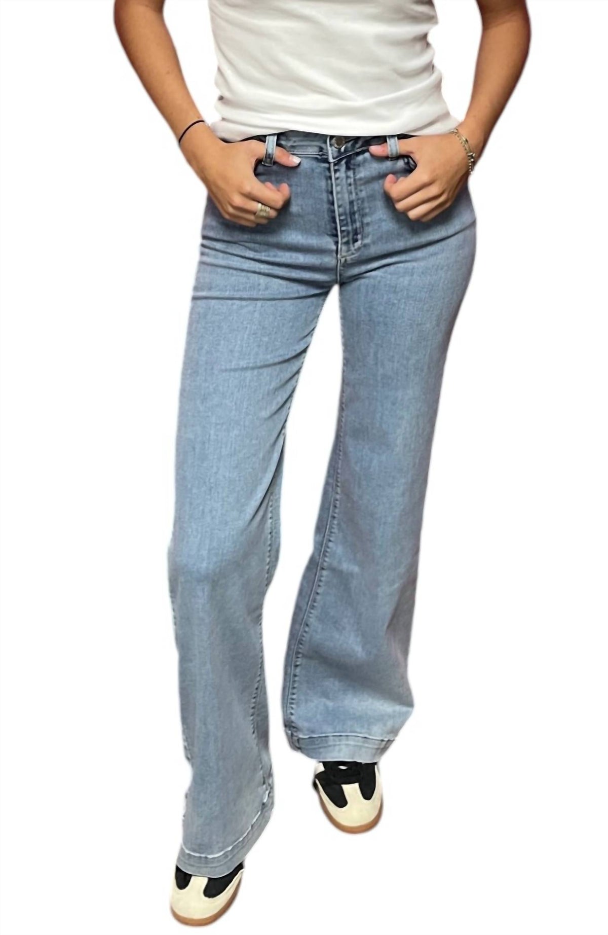Bianco - Jesse High Rise Wide Leg Jeans