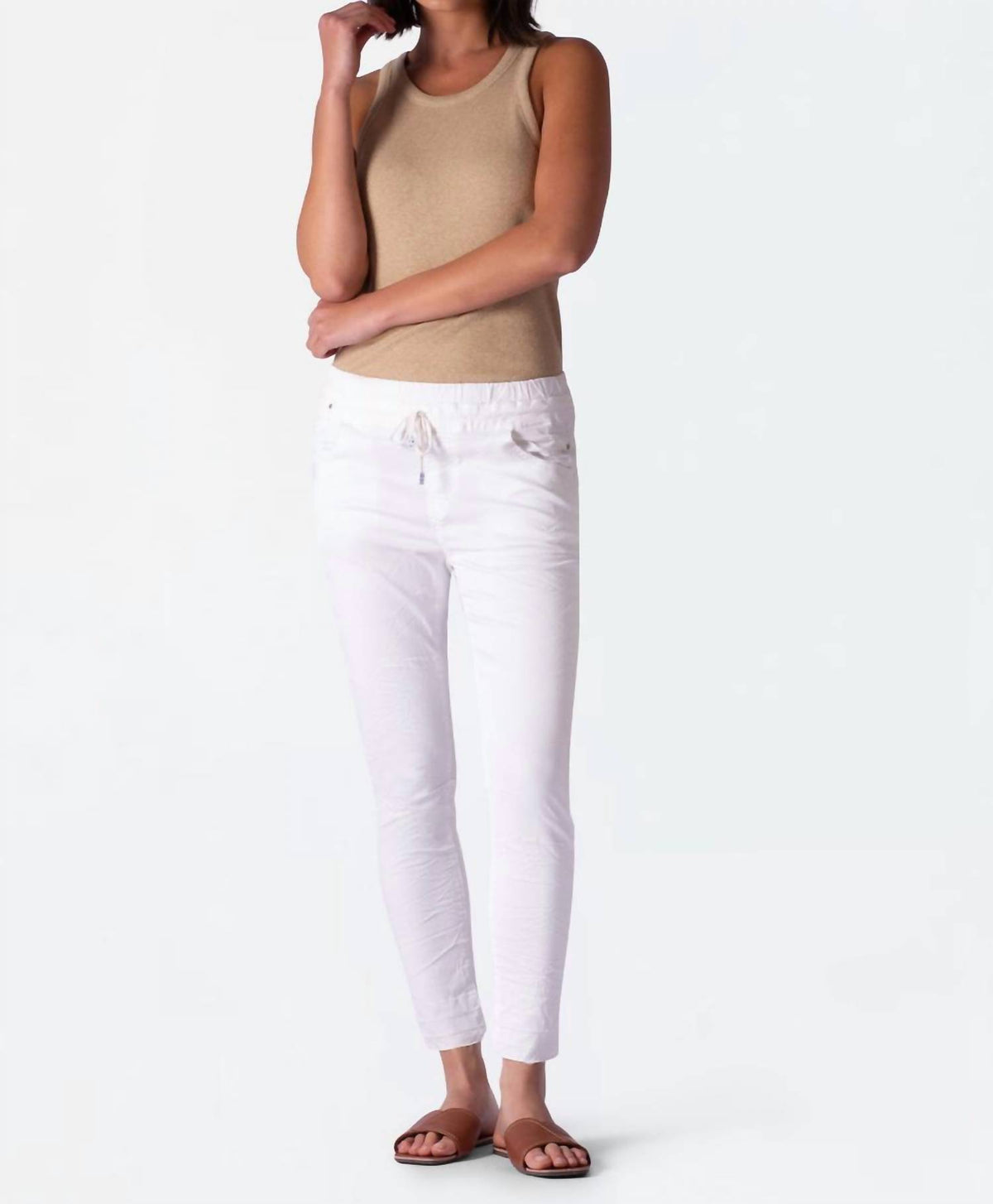 Bianco - Textured Jogger Pants