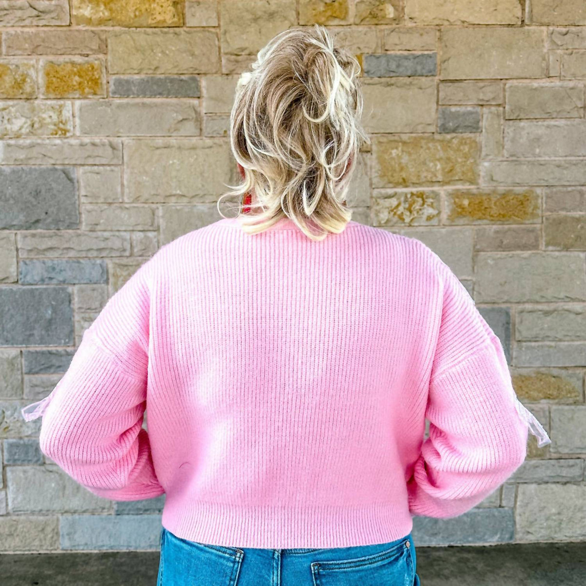 Bibi - Bow Detailed Cardigan Sweater