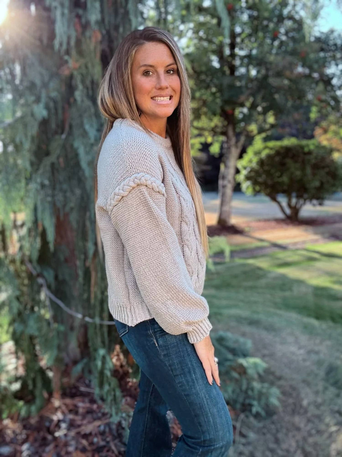 Bibi - Braided Detail Sweater