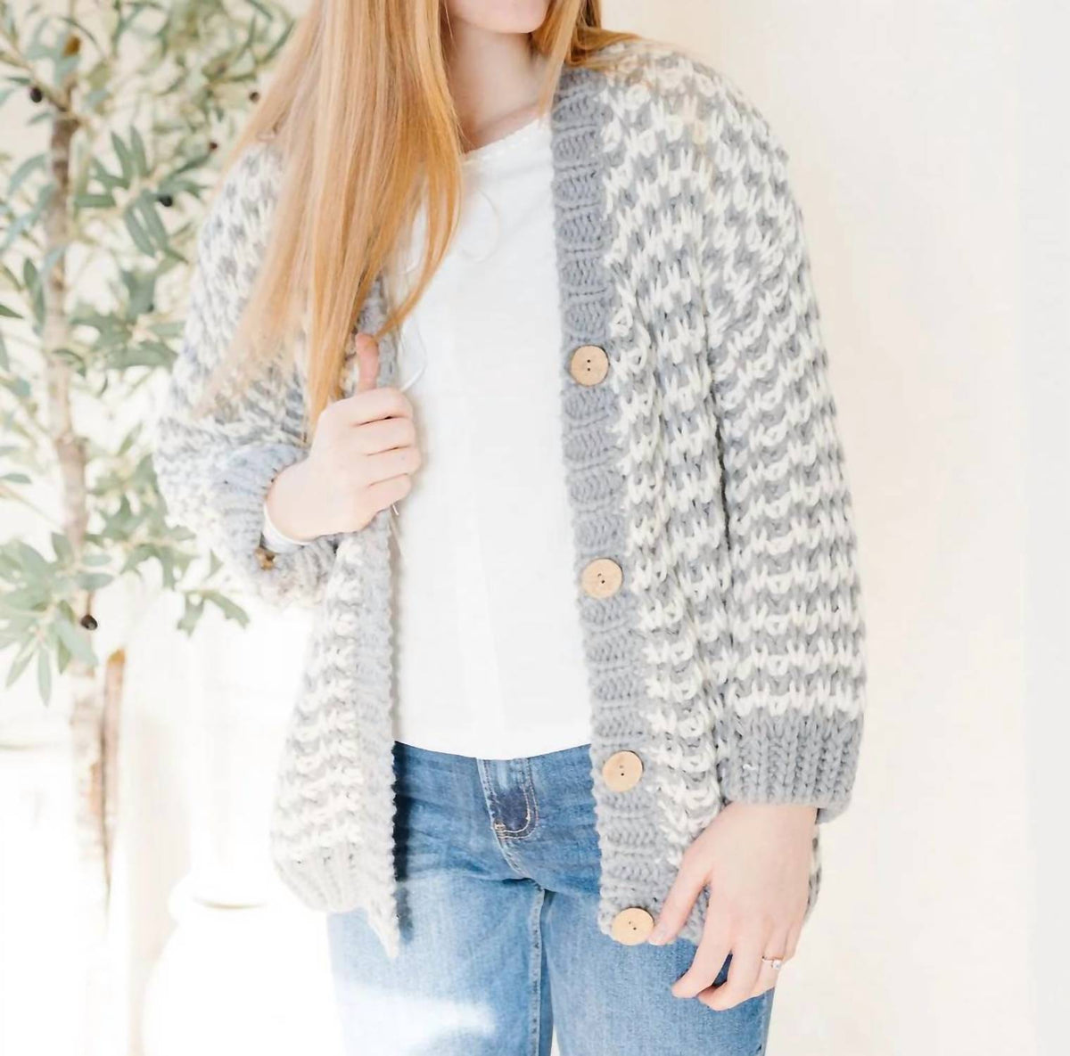 Bibi - Cambria Chunky-knit Cardigan