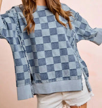 Bibi - Open Seam Detail Short Sleeve Top