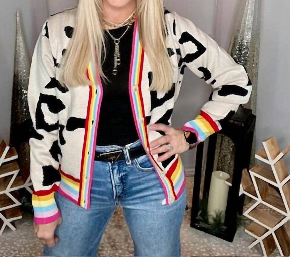 Bibi - Party Leopard Cardigan