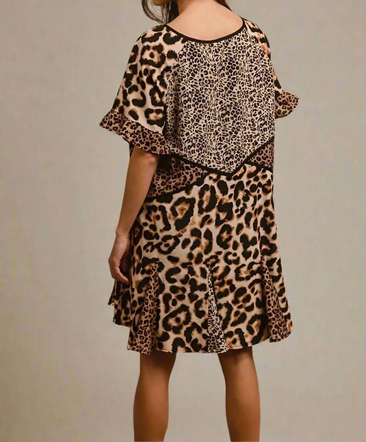 Bibi - Women's Ruffle Sleeve Dress