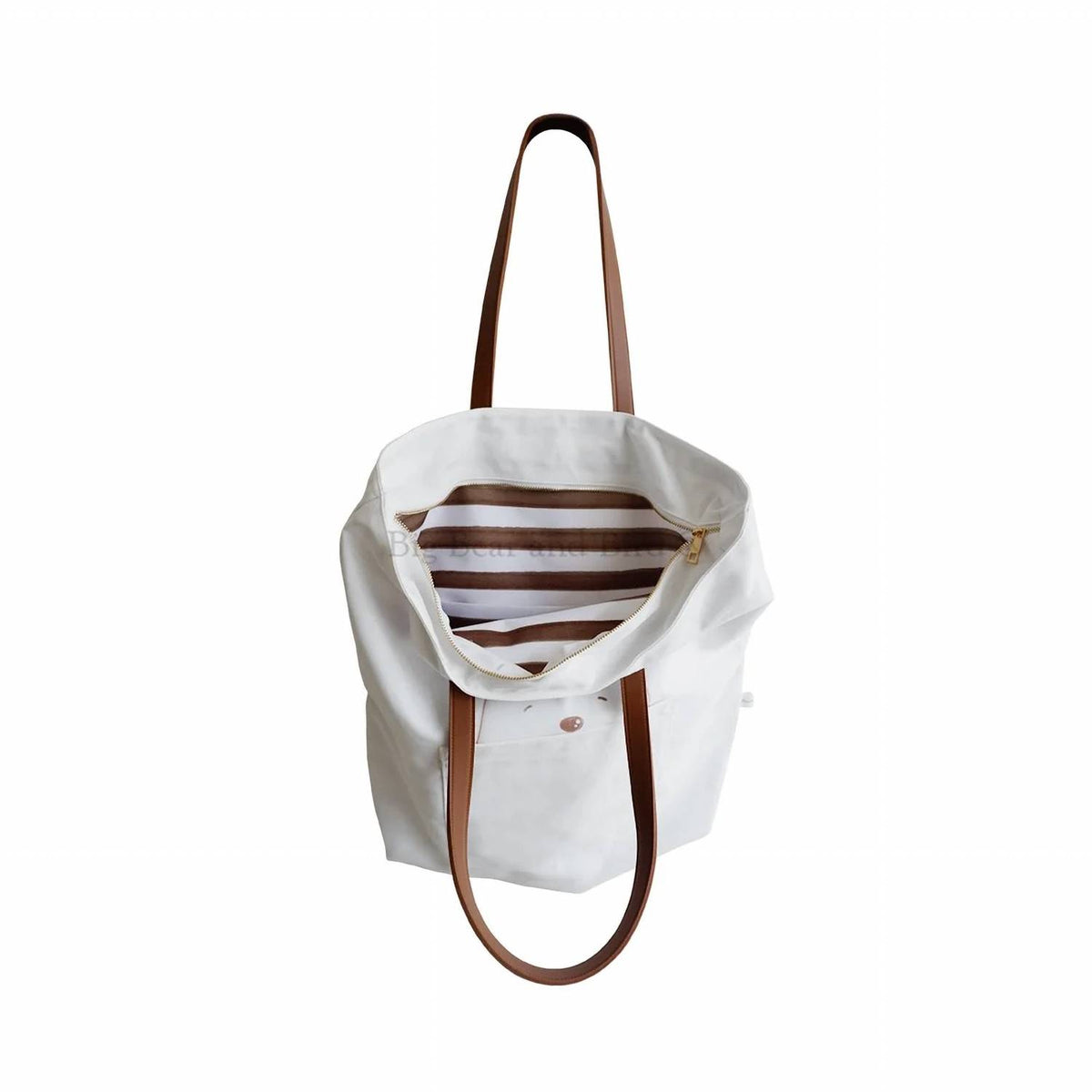 Big Bear And Bird - Classic Tote Hand Bag