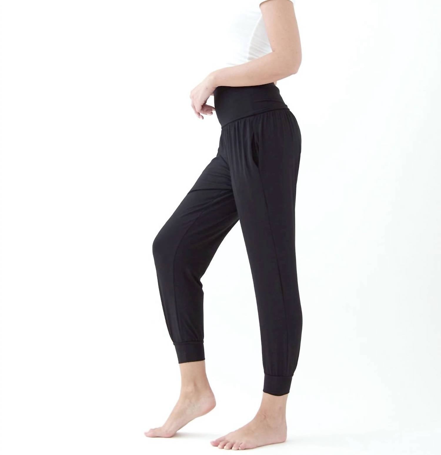 Bijourocks - Bamboo Yoga Pants - black - clothing - directbrandpartner