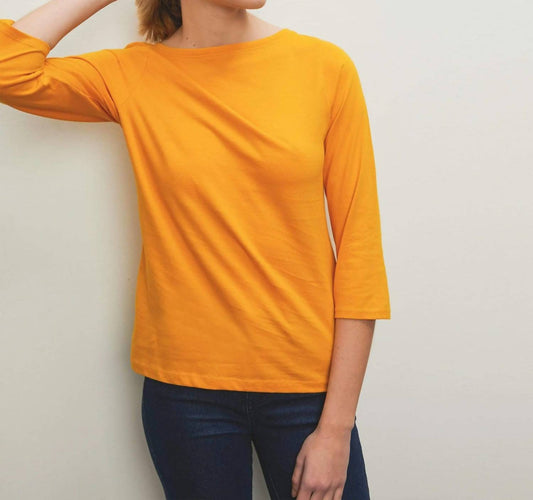 Bijourocks - Classic Boat - neck T-Shirt - blouses - clothing - cotton